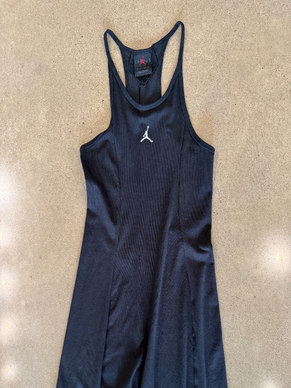 Jordan Black Tank Top with Red Jumpman Logo